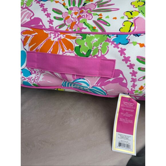 Lilly Pulitzer Floor Cushions Pillows Rare NWT - Picture 7 of 9